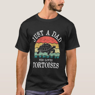 Nur ein Vater, der Tortoises-Liebe-Geschenke T-Shirt