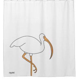 Nur ein Vogel Duschvorhang