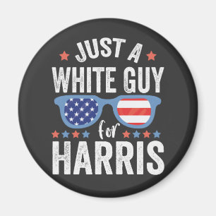 Nur ein weißer Typ für Harris Support Präsident La Magnet