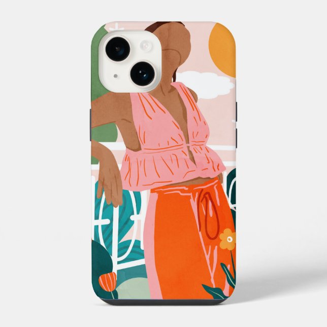 Nur ein weiterer warmer Tag iPhone Hülle (Rückseite)
