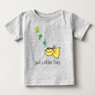 Nur ein wenig niedliches Fischdesign Baby T-shirt