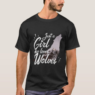 Nur ein Wer Lieben Wolves Wolf T-Shirt