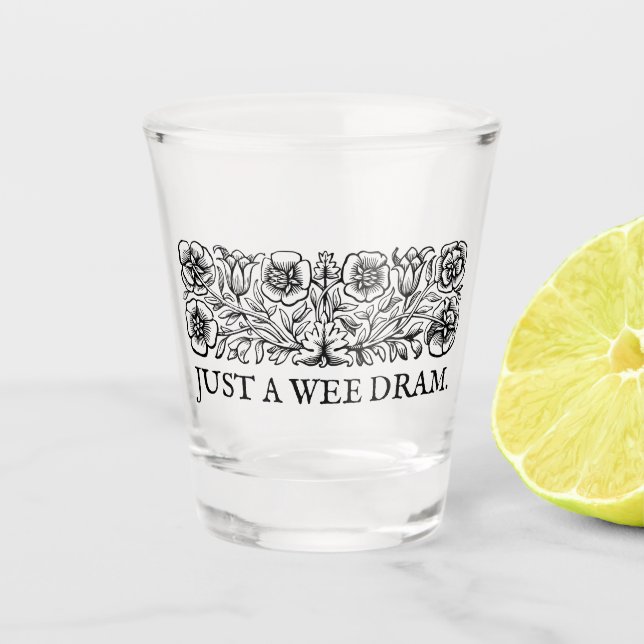 Nur ein Wesenszug Schnapsglas (Vorderseite)