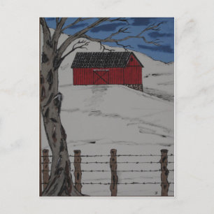 Nur ein Wintertag Postkarte