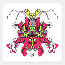 Nur eine andere Kreatur Quadratischer Aufkleber