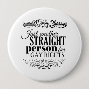 NUR EINE ANDERE STRATEGISCHE PERSON FÜR GAY RIGHTS BUTTON