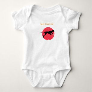 Nur eine Coole Katze - Panther Baby Strampler