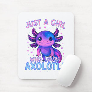 Nur eine die Axolotl liebt Mousepad