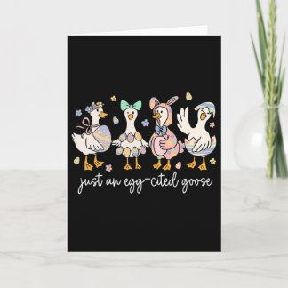 Nur eine Ei-freudige Gans Lustiger lustiger Hase F Karte