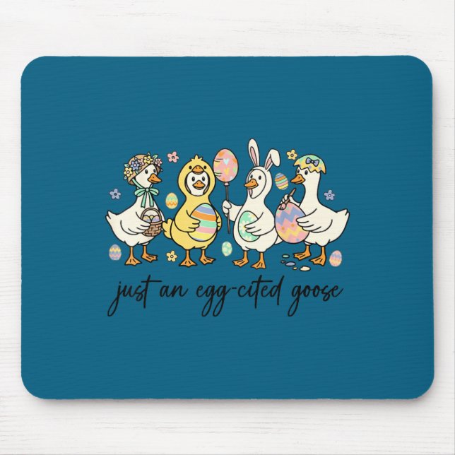 Nur eine ei-genervte Gans alberner lustiger Ostert Mousepad (Vorne)