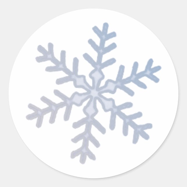 Nur eine Flake Runder Aufkleber (Vorderseite)