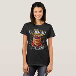 Nur eine Frau, die Pfannkuchen Liebe T-Shirt