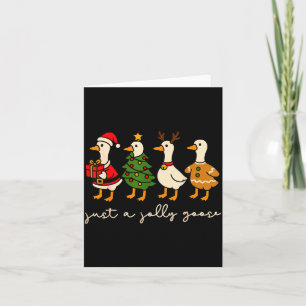 Nur eine fröhliche Gans Weihnachten Dumm Gans Lust Karte