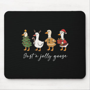Nur eine fröhliche süße Gans Lustige fröhliche Gän Mousepad