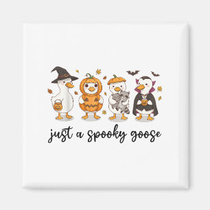 Nur eine geile Gänse, die im Halloween-Costu-Gänse Magnet