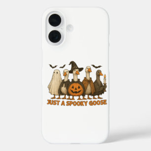 Nur eine gruselige Gans Halloween Für Junge Mädche iPhone 16 Hülle