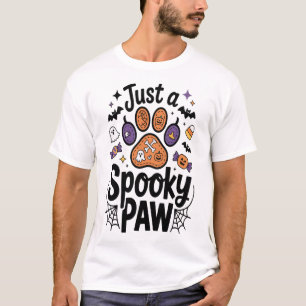 Nur eine gruselige Pfote PNG, Hund Halloween T-Shirt