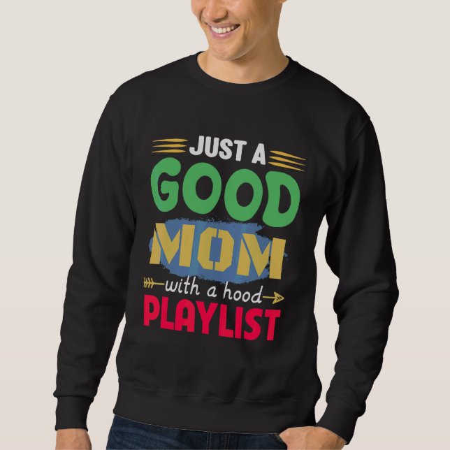 Nur eine gute Mama mit der Mama 1 Sweatshirt (Vorderseite)