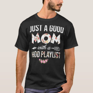 Nur eine gute Mama mit einer Blume für die Hood-Pl T-Shirt
