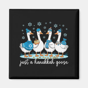 Nur eine Hanukkah-Gans Frohes Hanukkah Menorah Dre Magnet
