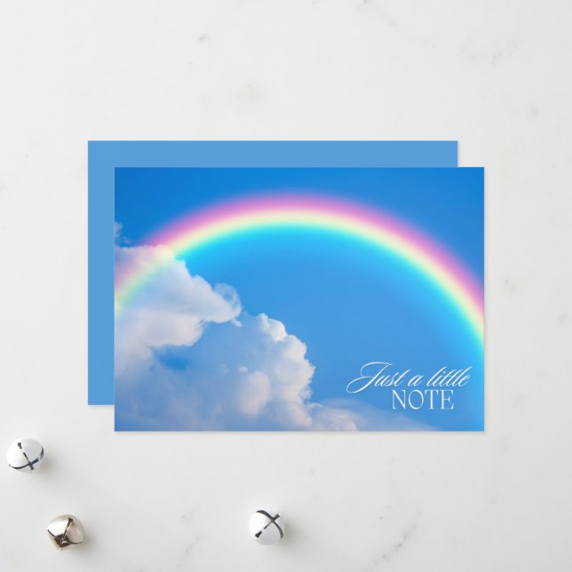 Nur eine kleine Karte (Vorderseite/Rückseite Beispiel)