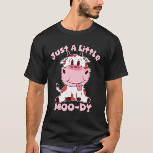 Nur eine kleine Stimmungskur Kuh Muh Farmer Kind T-Shirt