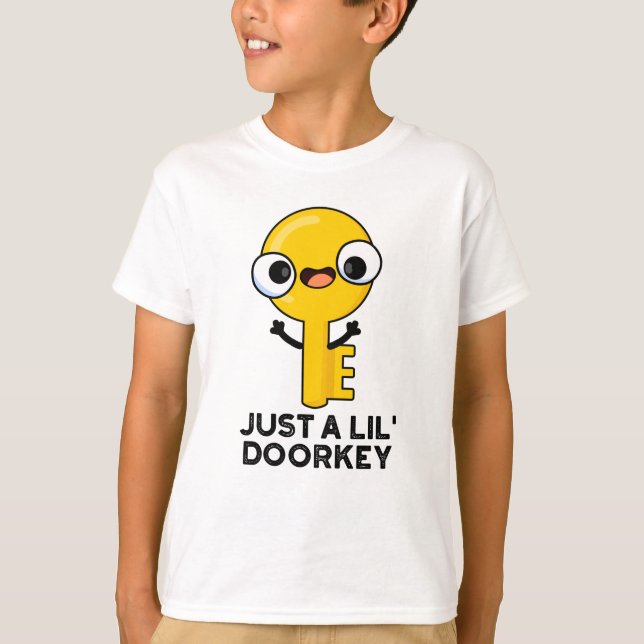 Nur eine kleine Türklinke, ein lustiger Dorky Schl T-Shirt (Vorderseite)