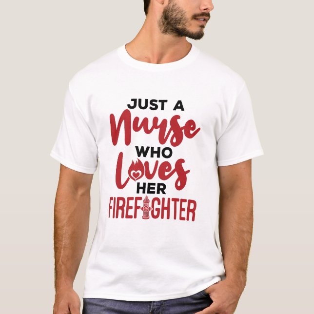 Nur eine Krankenschwester, die ihre Ehefrau für ih T-Shirt (Vorderseite)