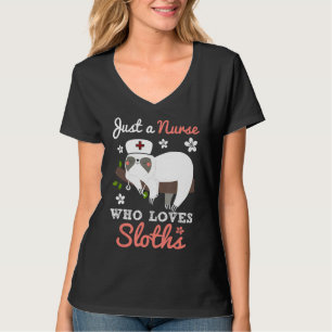 Nur eine Krankenschwester, die Lieben Lazy Funny N T-Shirt