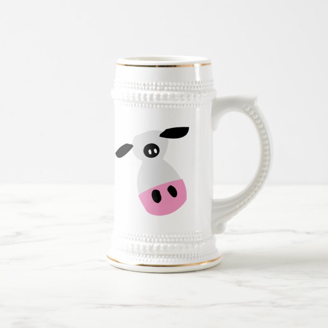 Nur eine Kuh Bierglas (Rechts)