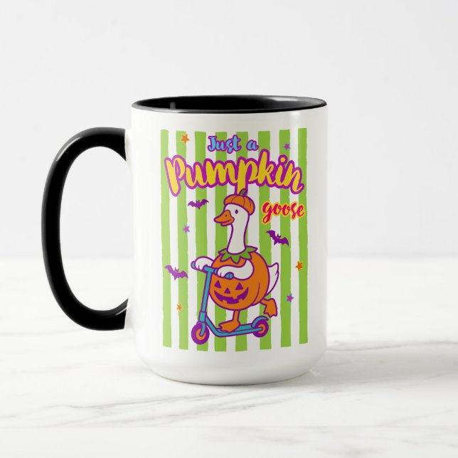 Nur eine Kürbisgans Halloween Tasse (Links)
