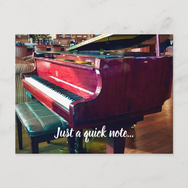 Nur eine kurze Anmerkung... Postkarte (Vorderseite)