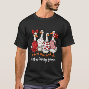 Nur eine liebevolle Gans Niedliche alberne Gans Va T-Shirt