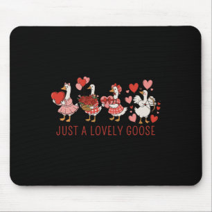 Nur eine liebevolle Gans Valentinstag Süße Herz Ga Mousepad