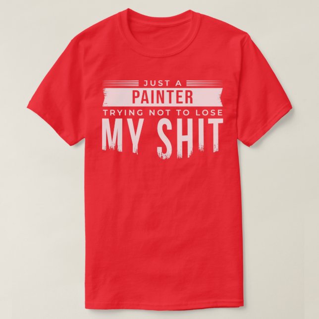 Nur eine Malerin T-Shirt (Design vorne)