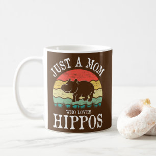 Nur eine Mama, die Hippos Liebe  Kaffeetasse