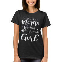 Nur eine Mama, die ihr Shirt, ihre Mama-Tochter, L