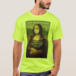 NUR EINE MASK Mona Lisa Hohe Sicht T-Shirt