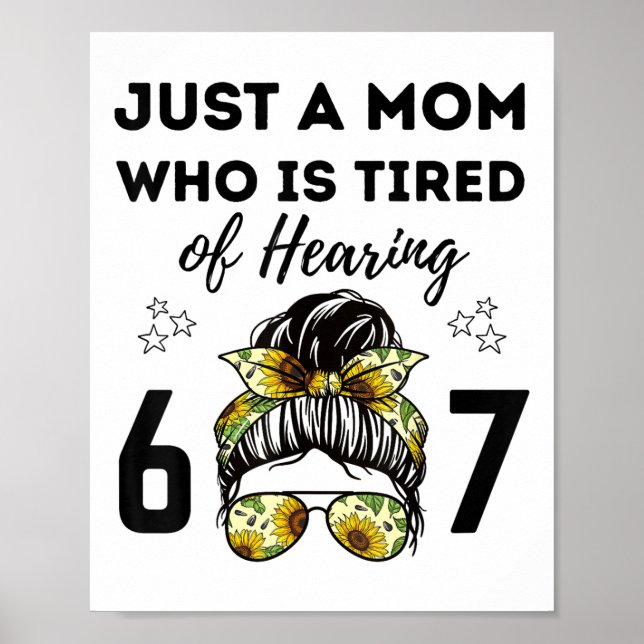 Nur eine Mutter, die es satt hat, 67 lustige Meme- Poster (Vorne)