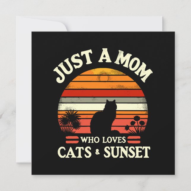Nur eine Mutter, die Katzen Liebe (Vorderseite)