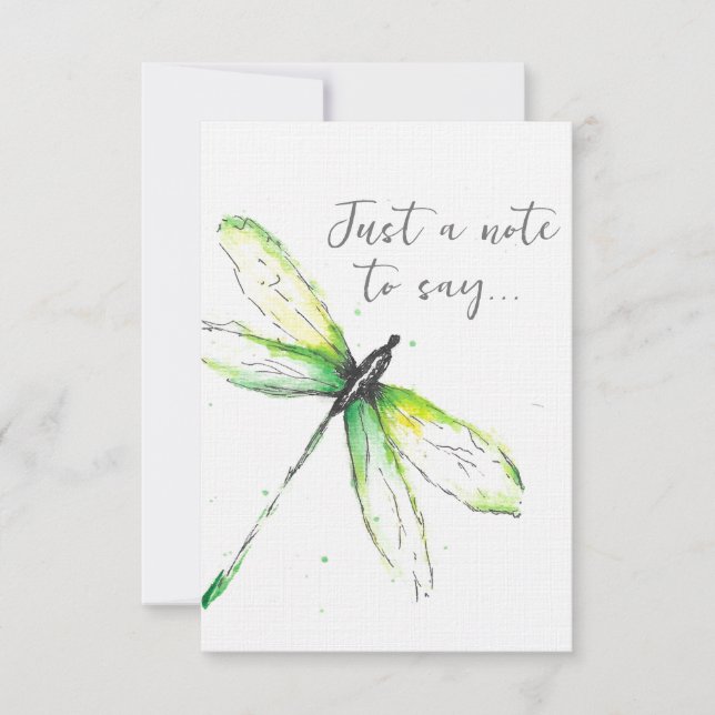 Nur eine Notiz zu sagen... Einladung (Vorderseite)