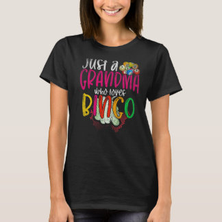 Nur eine Oma, die die Bingo-Liebe für die Rente B T-Shirt