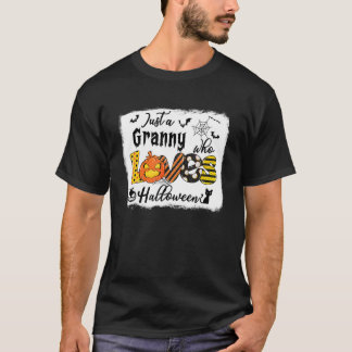 Nur eine Oma, die Halloween Pumpkin Hexenko Lieben T-Shirt