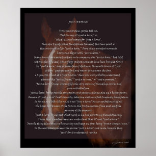 Nur eine Pferdedrucke Poster