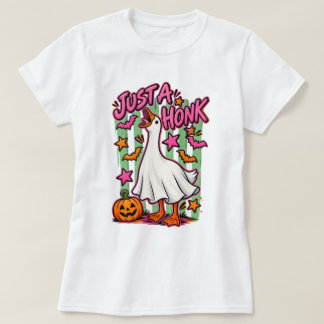 Nur Eine Quakend Lustige Gans Halloween T-Shirt