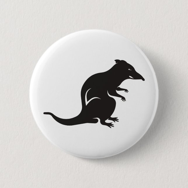 Nur eine Ratte Button (Vorderseite)