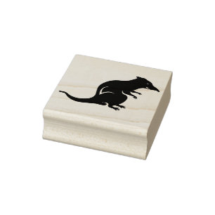 Nur eine Ratte Gummistempel