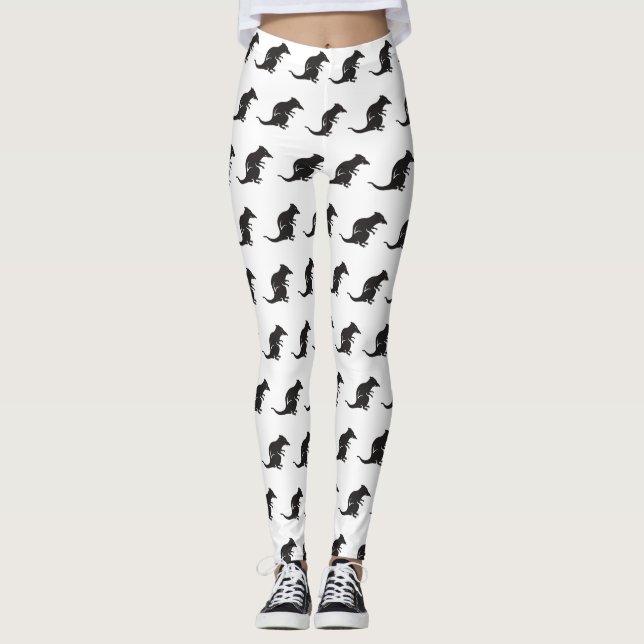 Nur eine Ratte Leggings (Vorderseite)