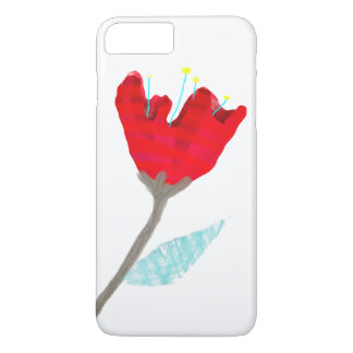 Nur eine rote Blume iPhone 8 Plus/7 Plus Hülle