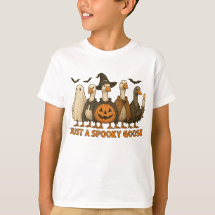 Nur eine spooky Goose Halloween Für Junge Mädchen T-Shirt